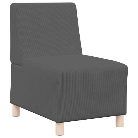 Modułowa sofa bez podłokietników 3 pcs Ciemnoszary