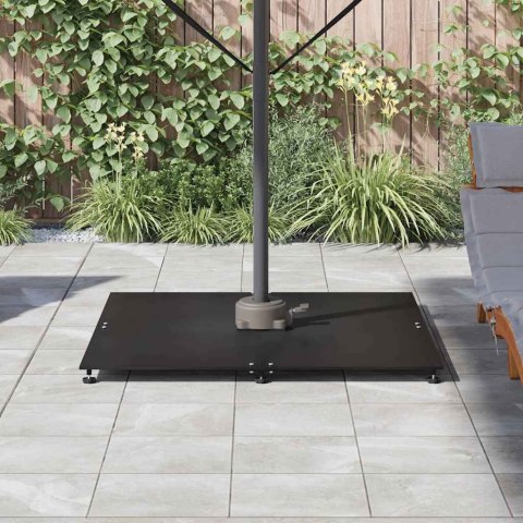 Podstawa do parasola Czarny 100 x 100 x 4 cm Stal