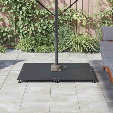 Podstawa do parasola ciemno szary 100 x 100 x 4 cm Stal