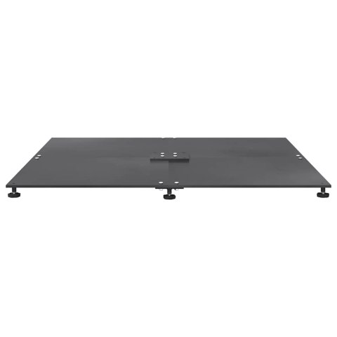 Podstawa do parasola ciemno szary 100 x 100 x 4 cm Stal