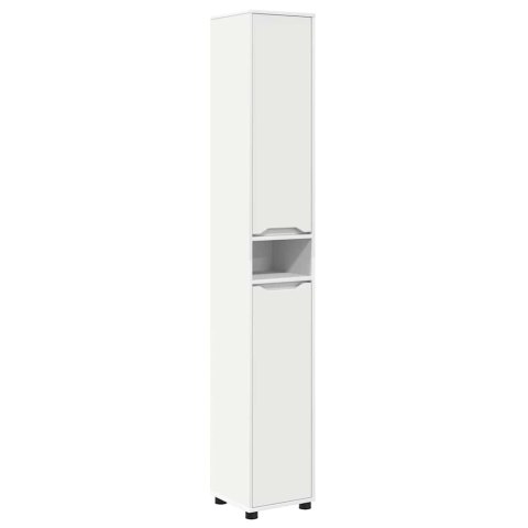 Zestaw mebli łazienkowych 4 pcs Biały Materiał drewnopochodny