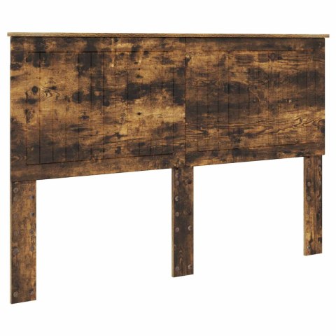 Ramka łóżka Dąb wędzony 150 x 200 cm Materiał drewnopochodny