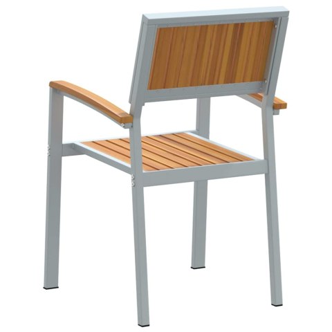 Krzesło składane 4 pcs Brązowy 56 x 57 x 87 cm
