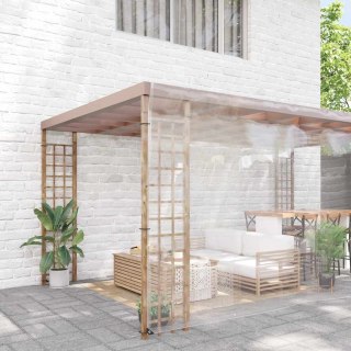 Przezroczysta plandeka z oczkami 8x8 m PVC