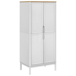 Szafa FLORO, biała, 77x53x171 cm, lite drewno sosnowe
