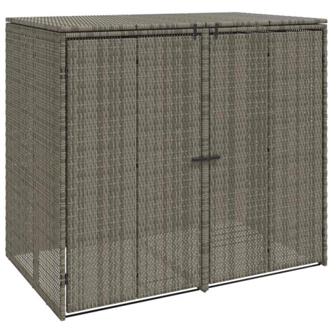 Pojemnik na śmieci 2 pcs Szary 65 x 80 x 115 cm Polietylen