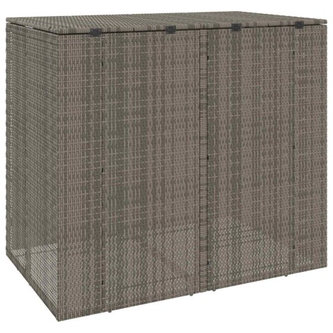 Pojemnik na śmieci 2 pcs Szary 65 x 80 x 115 cm Polietylen