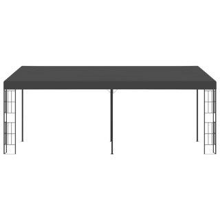 Altana przyścienna, 3x6 m, antracytowa, tkanina