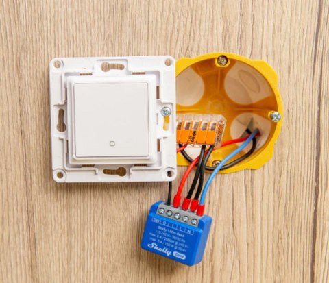 Inteligentny sterownik WiFi Shelly 1 Mini Gen4, 2 sztuki