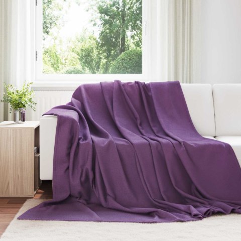 Koce narzutowe 24 pcs Fioletowy 240 x 220 cm Polar