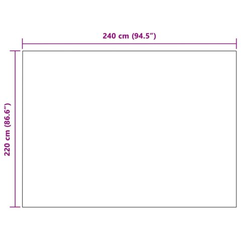 Koce narzutowe 24 pcs Różowy 240 x 220 cm Polar
