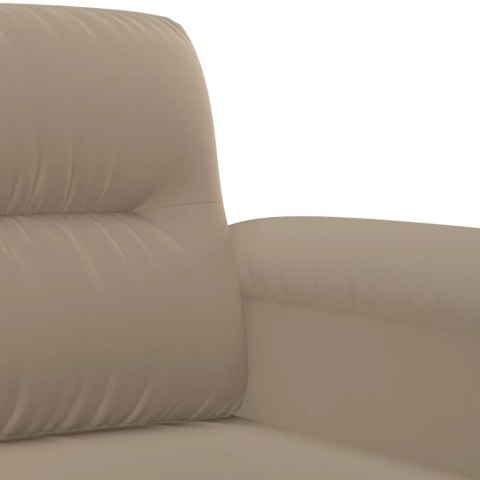 3-częściowy komplet wypoczynkowy, taupe, mikrofibra