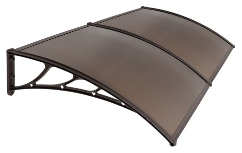Daszek nad drzwi Mako Duo 100x200cm brązowy