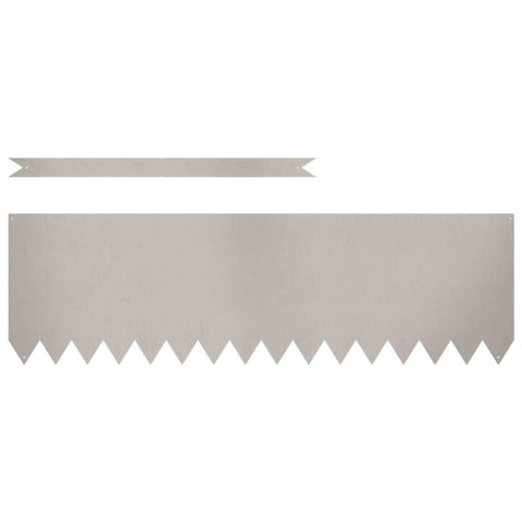 Krawężnik do trawnika 30 pcs Brązowy 100 x 0.05 x 20 cm