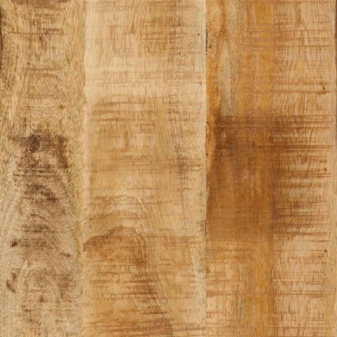 Biurko, 165x110x77 cm, lite drewno mango i żelazo
