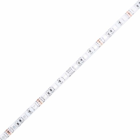 Rama łóżka z wezgłowiem Ze LED Lights Czarny Dąb 150 x 200 cm