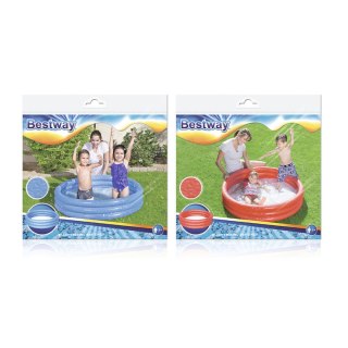 Bestway Basen dmuchany dla dzieci 3 pierścienie Eco Kolor mieszany 122x25 cm +2 Lata Ogrody 51025