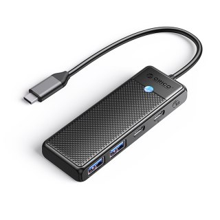 Hub PAPW2AC-C3 rozdzielacz USB-C na USB-A USB-C - czarny