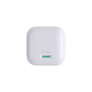 Ładowarka sieciowa Mini 30W GaN USB-C - biała