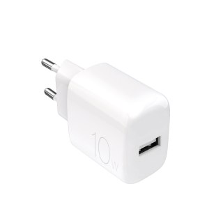 Ładowarka sieciowa USB-A PROLITE 10W - biała