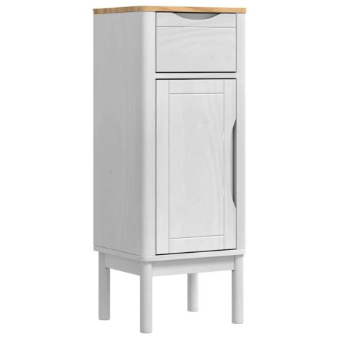 Zestaw mebli łazienkowych 4 pcs Biały Lite drewno sosnowe