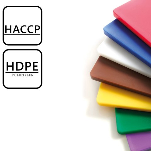 Deska do krojenia HACCP do nabiału 600x400mm biała - Hendi 825600