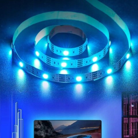 Taśma świetlna Vention RGB FPC LED z pilotem IR zasilanie USB 5V 5m