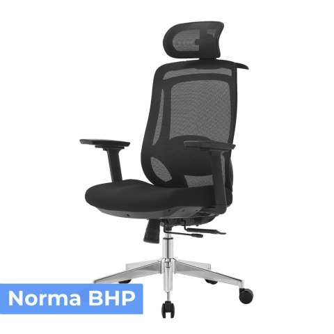 Fotel biurowy ergonomiczny Rosa 2.0 czarny ANGEL