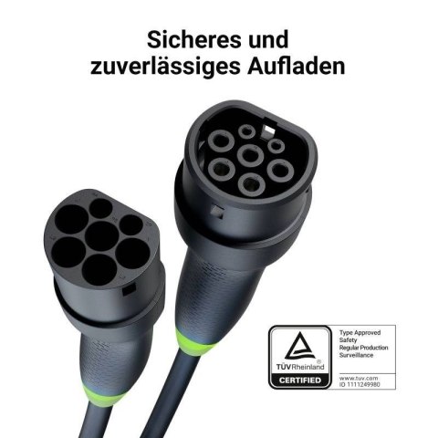 Kabel EV Green Cell GC Snap Type 2 11kw 5m
