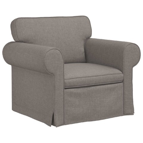 Sofa 2 pcs Ciemnoszary Metal