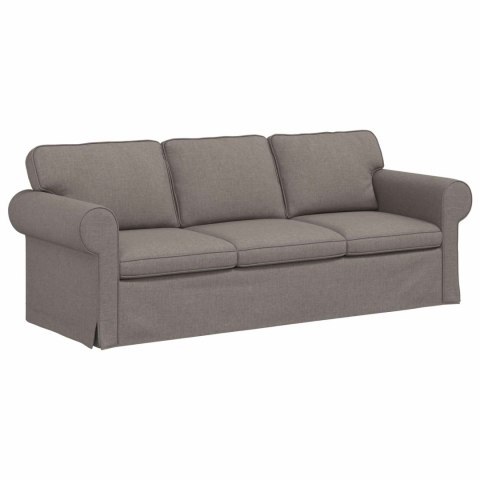 Sofa 2 pcs Ciemnoszary Metal