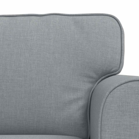 Sofa 2 pcs Jasnoszary Metal