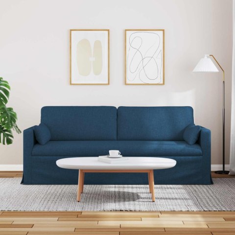 Sofa 180cm Niebieski Metal