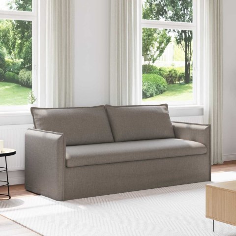Sofa Ciemnoszary 195 x 82 x 85 cm Metal