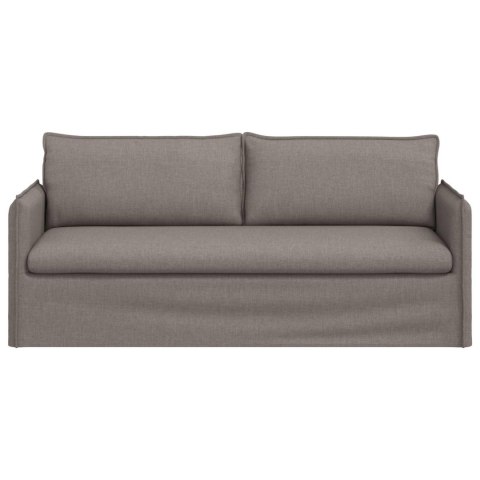 Sofa Ciemnoszary 195 x 82 x 85 cm Metal