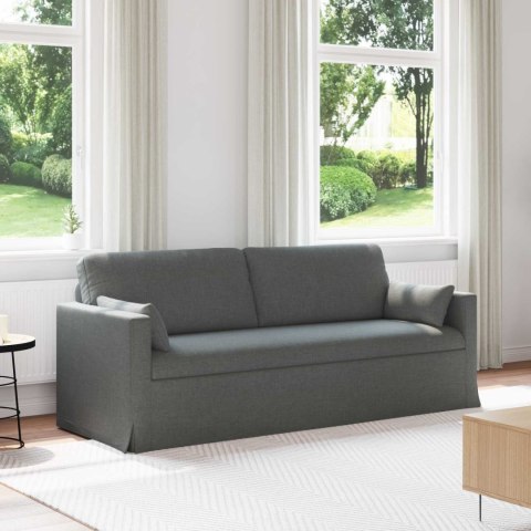 Sofa Ciemnoszary 198 x 78 x 80 cm Metal