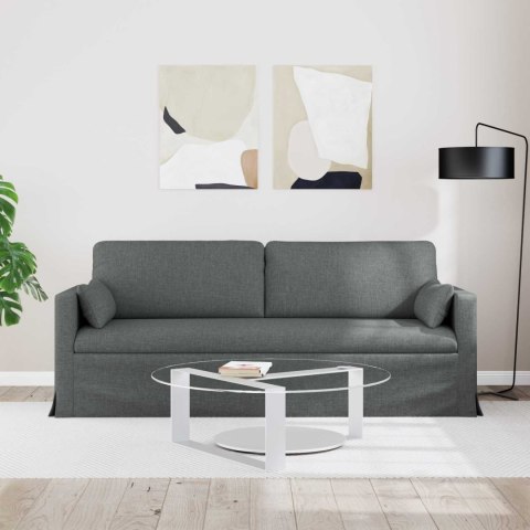 Sofa Ciemnoszary 198 x 78 x 80 cm Metal