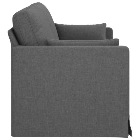 Sofa Ciemnoszary 198 x 78 x 80 cm Metal