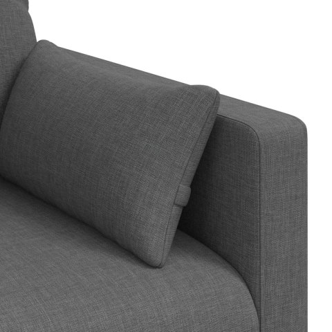 Sofa Ciemnoszary 198 x 78 x 80 cm Metal