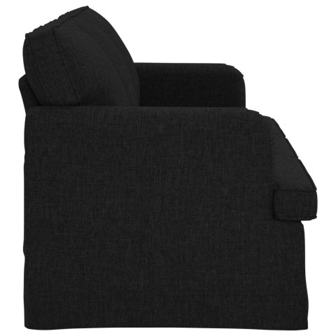 Sofa Czarny 142 x 80 x 85 cm Metal