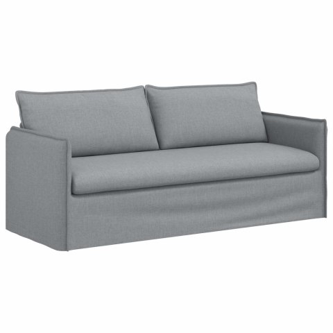 Sofa Jasnoszary 195 x 82 x 85 cm Metal