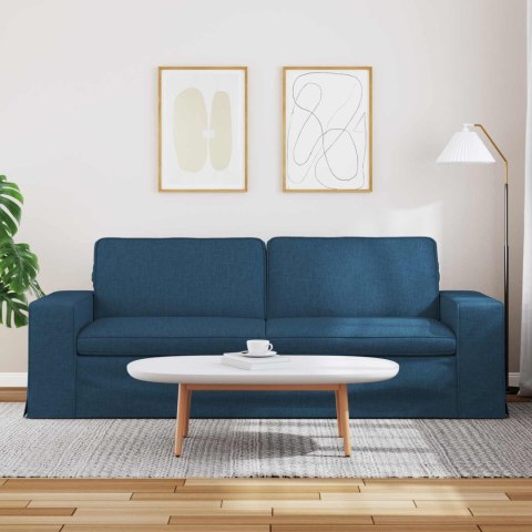 Sofa Niebieski 222 x 80 x 82 cm Metal