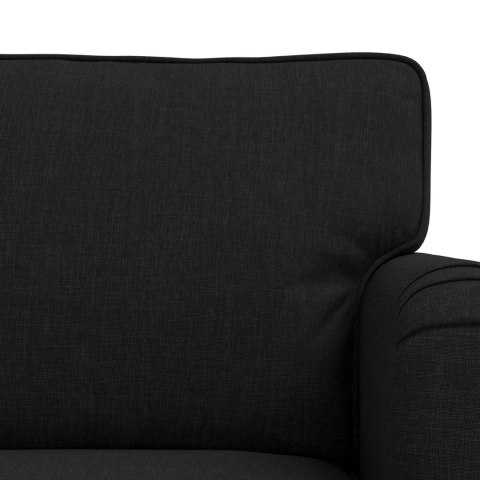 Sofa 2 pcs Czarny Metal