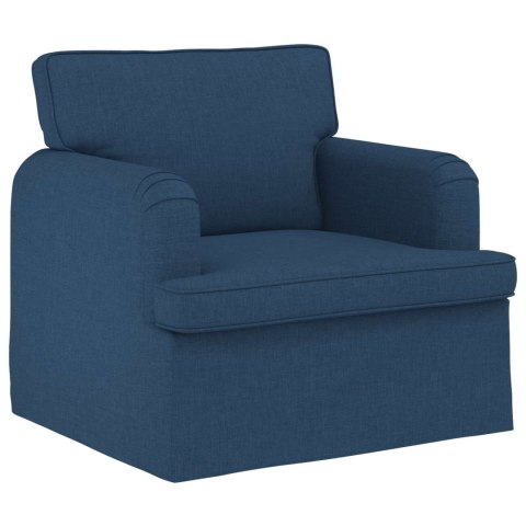 Sofa 2 pcs Niebieski Metal