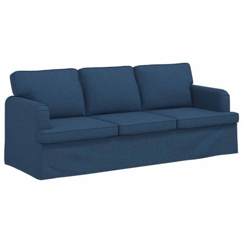 Sofa 2 pcs Niebieski Metal