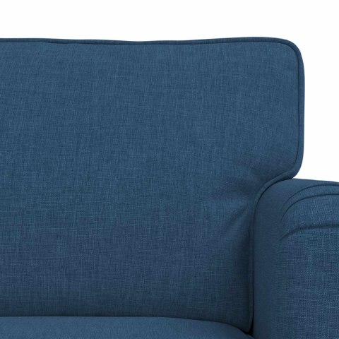 Sofa 2 pcs Niebieski Metal