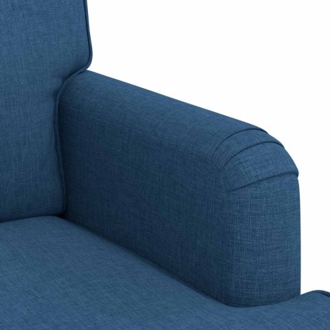 Sofa 2 pcs Niebieski Metal