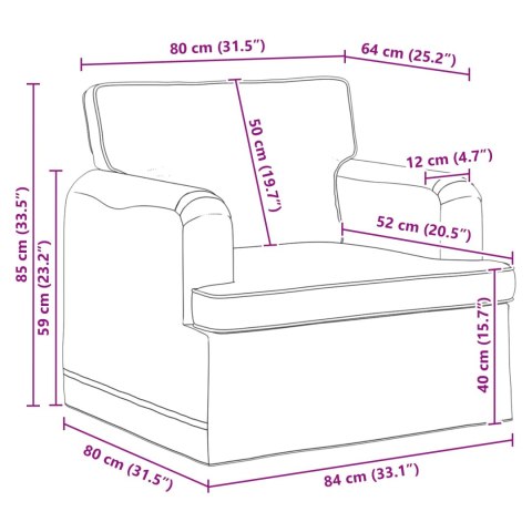 Sofa 2 pcs Niebieski Metal