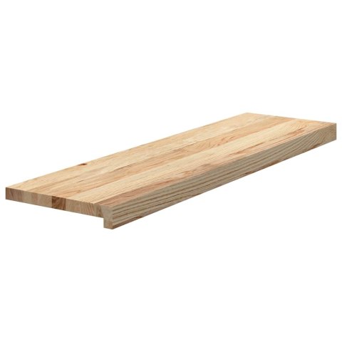 Stopnie schodowe, 20 szt. surowe 90x25x2cm lite drewno dębowe