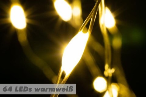 Zestaw 2 przewodów świetlnych do akumulatorów, 8 diod LED